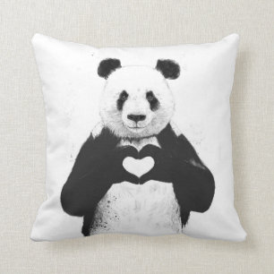 All you need is love throw pillow