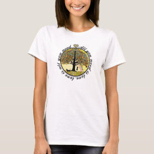 All You Need is Love Tree of Life with Rainbow T-Shirt