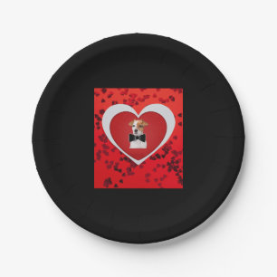ALL YOU NEED IS LOVE. Valentine's Day Gift. Paper Plate