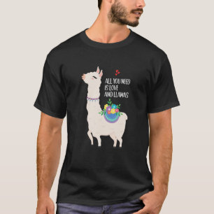 All You Need Is Love Valentine's Day Llama T-Shirt