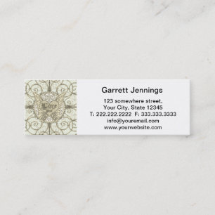 All You Need is Love with Angel Wings & Heart Mini Business Card