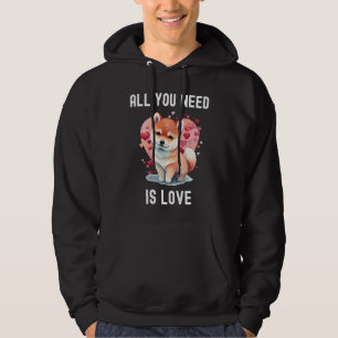 All you need is love with heart Valentine's Day Hoodie