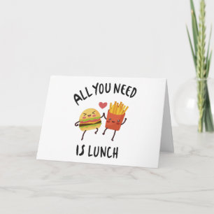All you need is lunch card