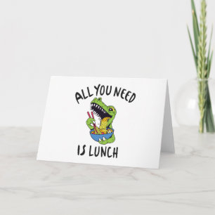 All you need is lunch card