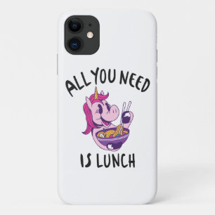 All you need is lunch iPhone 11 case