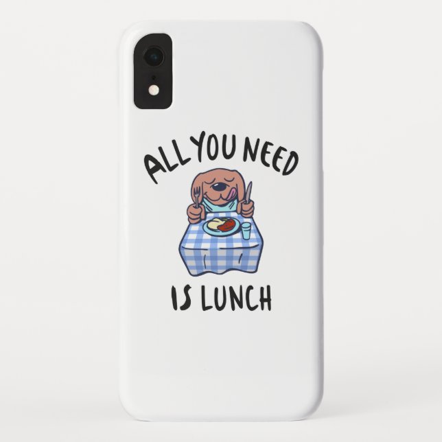 All you need is lunch Case-Mate iPhone case (Back)