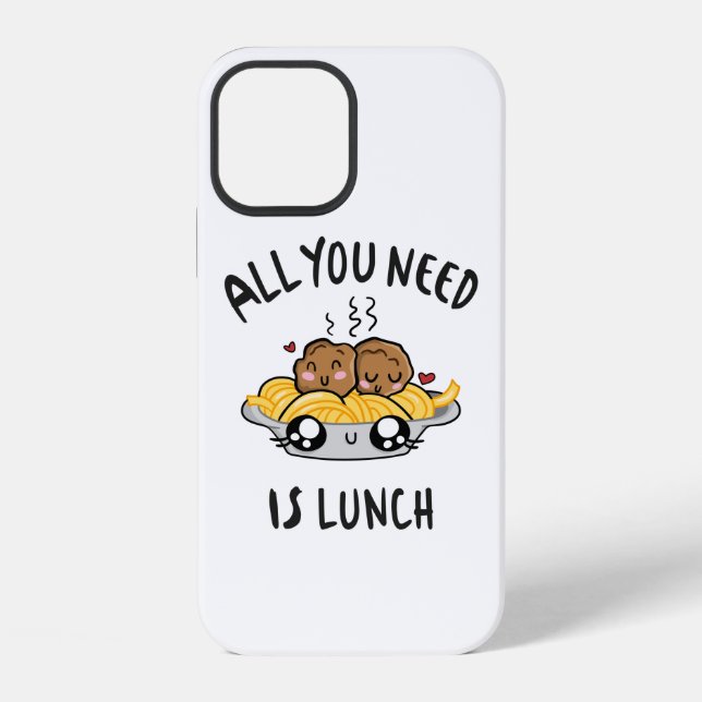 All you need is lunch iPhone case (Back)