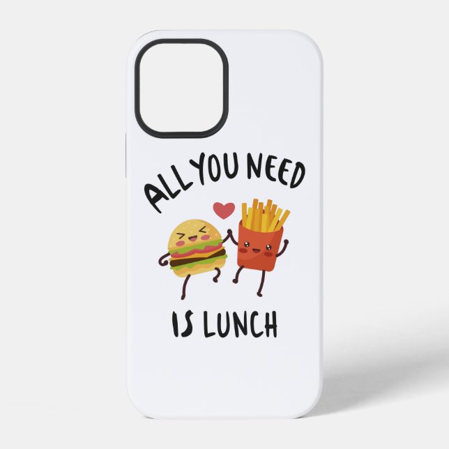 All you need is lunch iPhone case (Back)