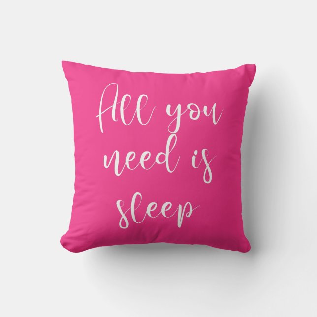 All you need is sleep customizable pillow (Front)