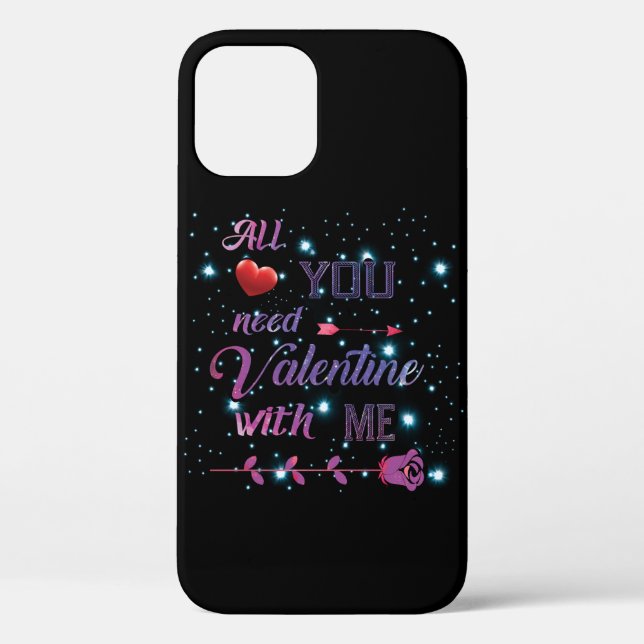 All You Need Is Valentine With Me Case-Mate iPhone Case (Back)