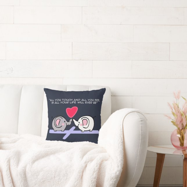 All you touch throw pillow (Couch)