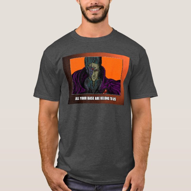 All Your Base Are Belongo Usee friends T-Shirt (Front)