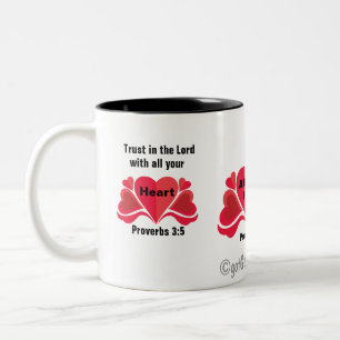 All your heart gotGod316.com Two-Tone Coffee Mug