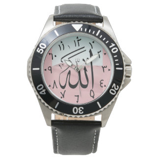 Allah Name Watch Arabic Numerals Islamic Religion