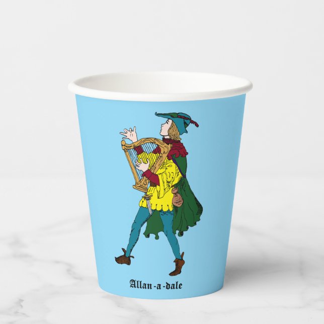 Allan-a-dale Paper Party Cup (Front)