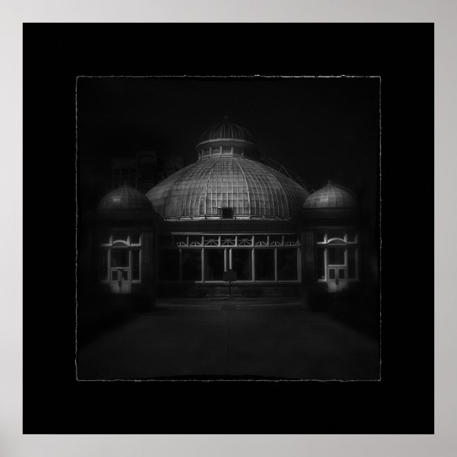 Allan Gardens Conservatory Palm House No 7 Border Poster (Front)