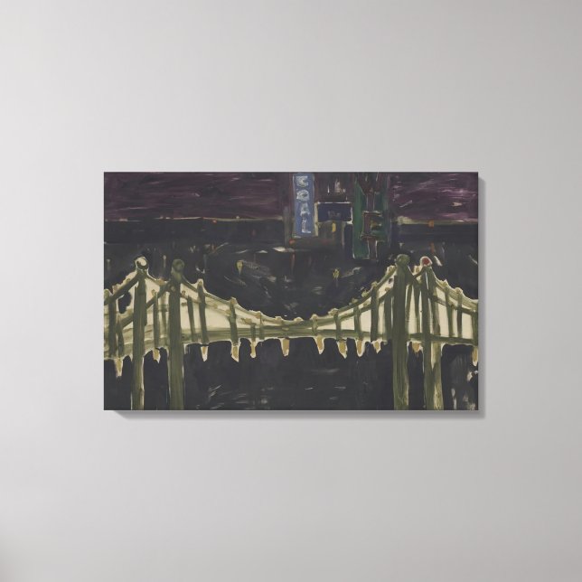Allan Kaprow - George Washington Bridge Canvas Print (Front)