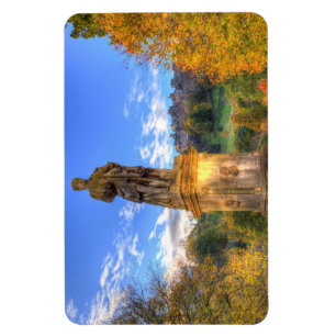 Allan Ramsey And Edinburgh Castle Scotland Magnet