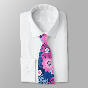 Allana Garden Hawaiian Graphical Bold Floral  Tie