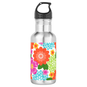 Allana Garden Hawaiian Graphical Floral - Brights 532 Ml Water Bottle