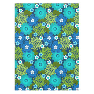 Allana Garden Hawaiian Graphical Floral - Cool Tablecloth