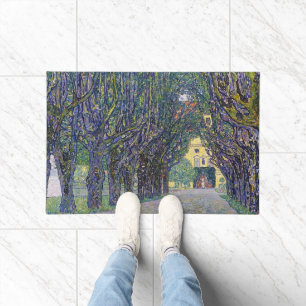 Allee at Schloss Kammer, Gustav Klimt Doormat