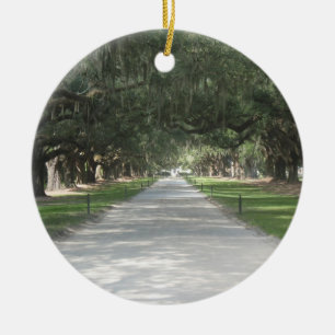Allée de chêne chez Boone Hall, ornement de Sc de