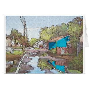 Allée Lakeview en bleu