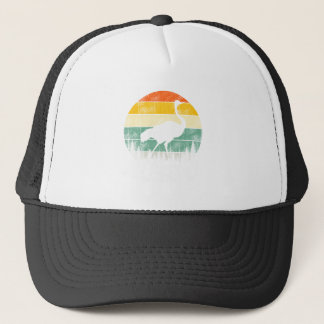 Allegedly Ostrich Retro Flightless Bird Lover Vint Trucker Hat