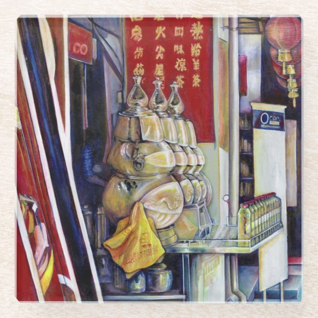 Allegedly Probabilistic Glass Coaster (Front)