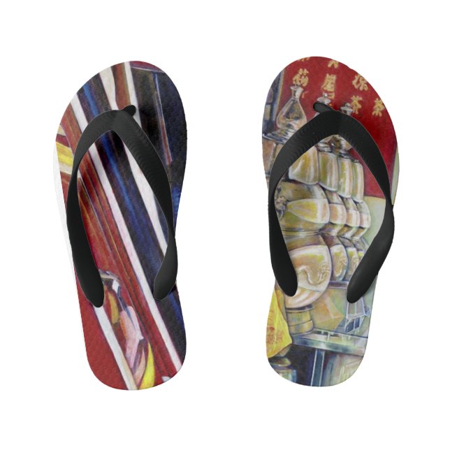 Allegedly Probabilistic Kid's Flip Flops (Footbed)