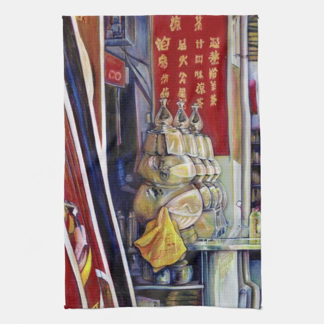 Allegedly Probabilistic, Singapore Kitchen Towel (Vertical)