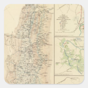 Alleghanies, Valley of Virginia Square Sticker