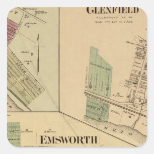 Allegheny County, Pennsylvania Square Sticker