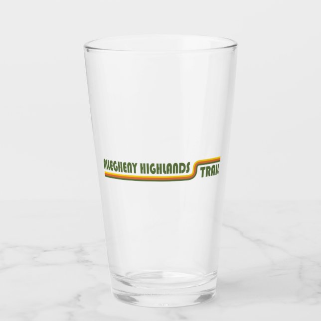 Allegheny Highlands Trail Glass (Front)