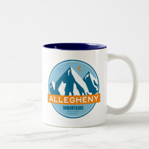 Allegheny Mountains Two-Tone Coffee Mug