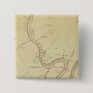 Allegheny River 2 Inch Square Button