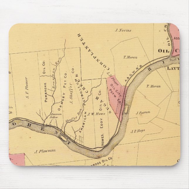 Allegheny River, PA Mouse Pad (Front)