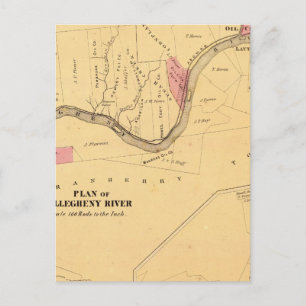 Allegheny River, PA Postcard