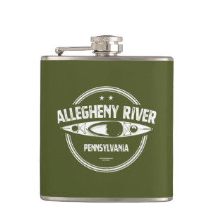 Allegheny River, Pennsylvania Hip Flask