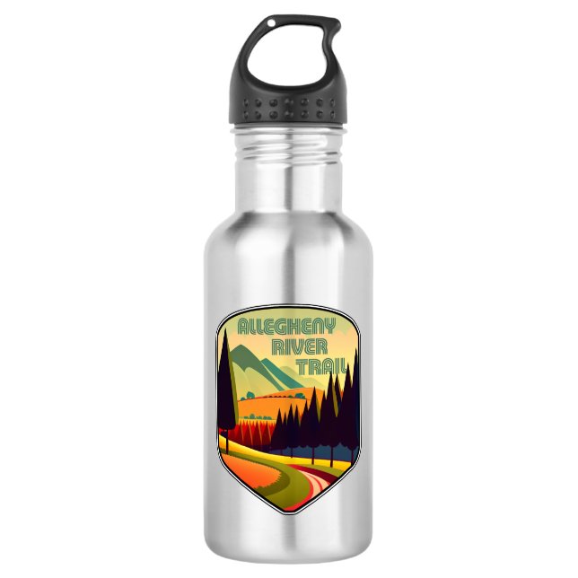 Allegheny River Trail Colours 532 Ml Water Bottle (Front)