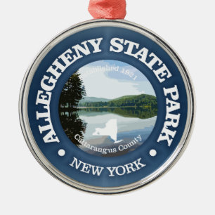 Allegheny State Park (SP) Metal Ornament