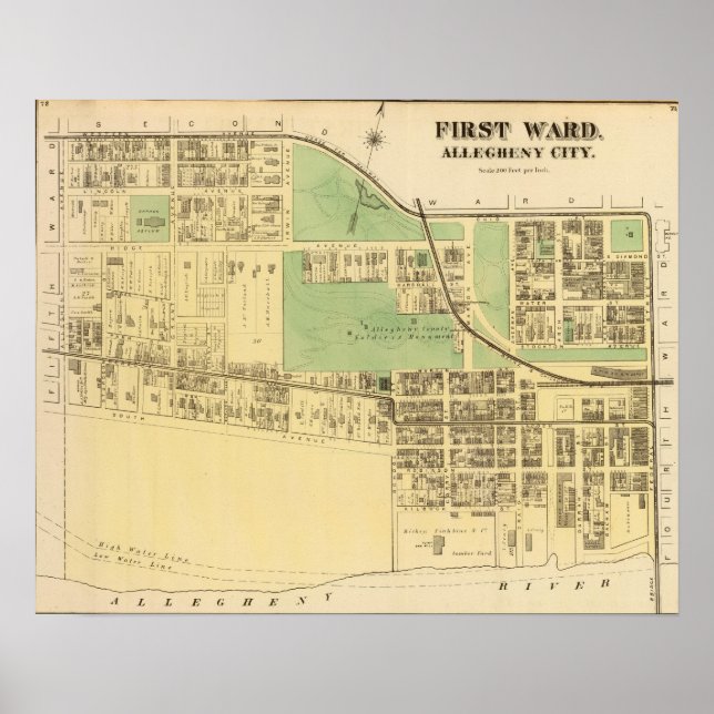 Allegheny ward 1 poster (Front)