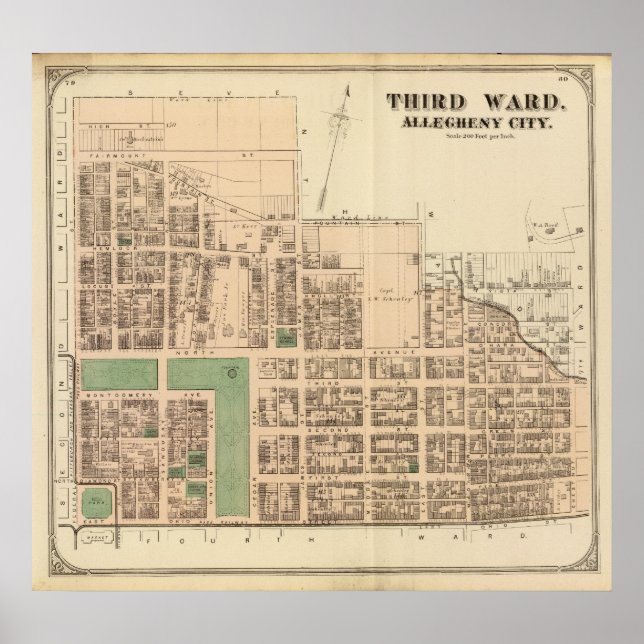 Allegheny ward 3 poster (Front)