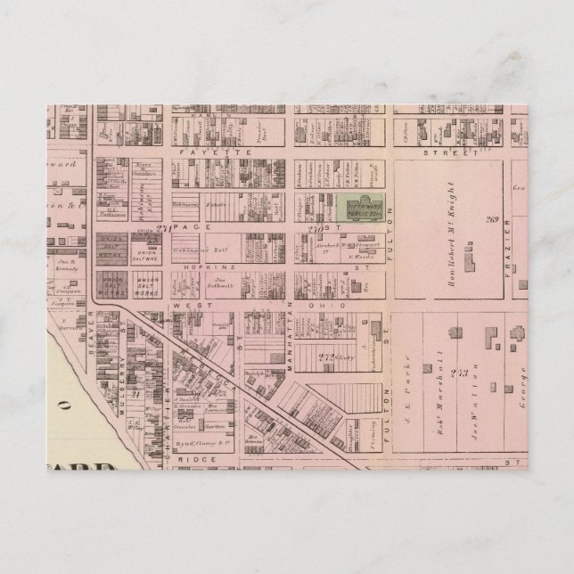 Allegheny ward 5 postcard (Front)