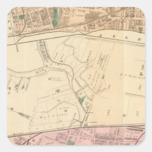 Allegheny ward 9 Sharpsburg Square Sticker