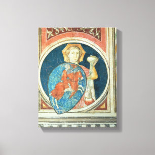 Allegorical figure of Temperance, one of several d Canvas Print