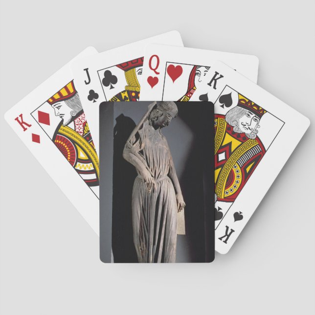 Allegorical figure of The Synagogue, from the sout Playing Cards (Back)