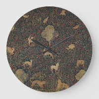 Allegorical Millefleurs Tapestry with Animals