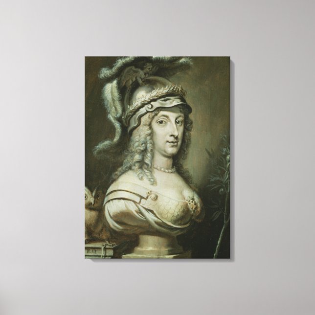 Allegorical Portrait of Queen Christina of Canvas Print (Front)